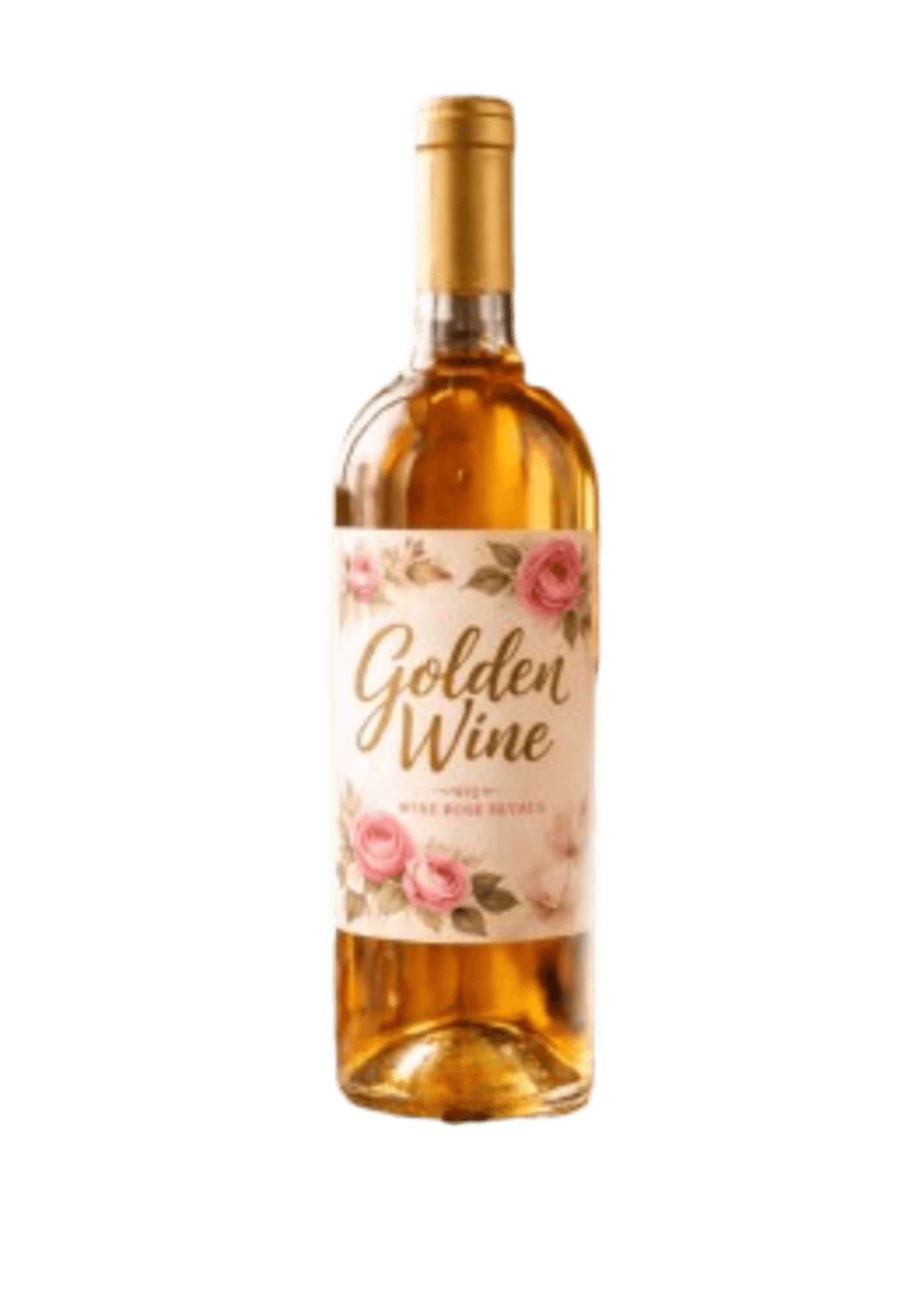 Golden Wine Rosé Floral
