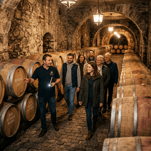 Tururi Ghidate în Cramă